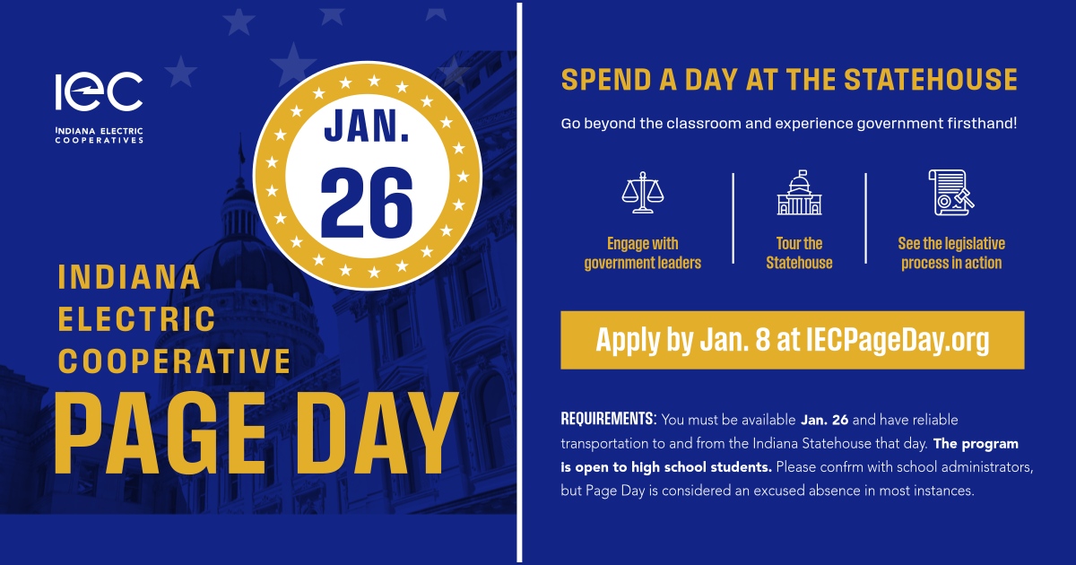 Students Invited to Experience Indiana Government During Page Day