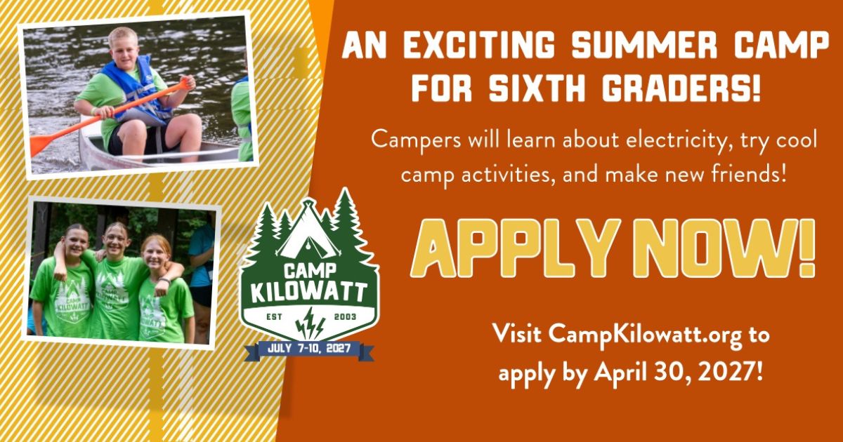 Applications for 2027 Camp Kilowatt Open Nov. 2